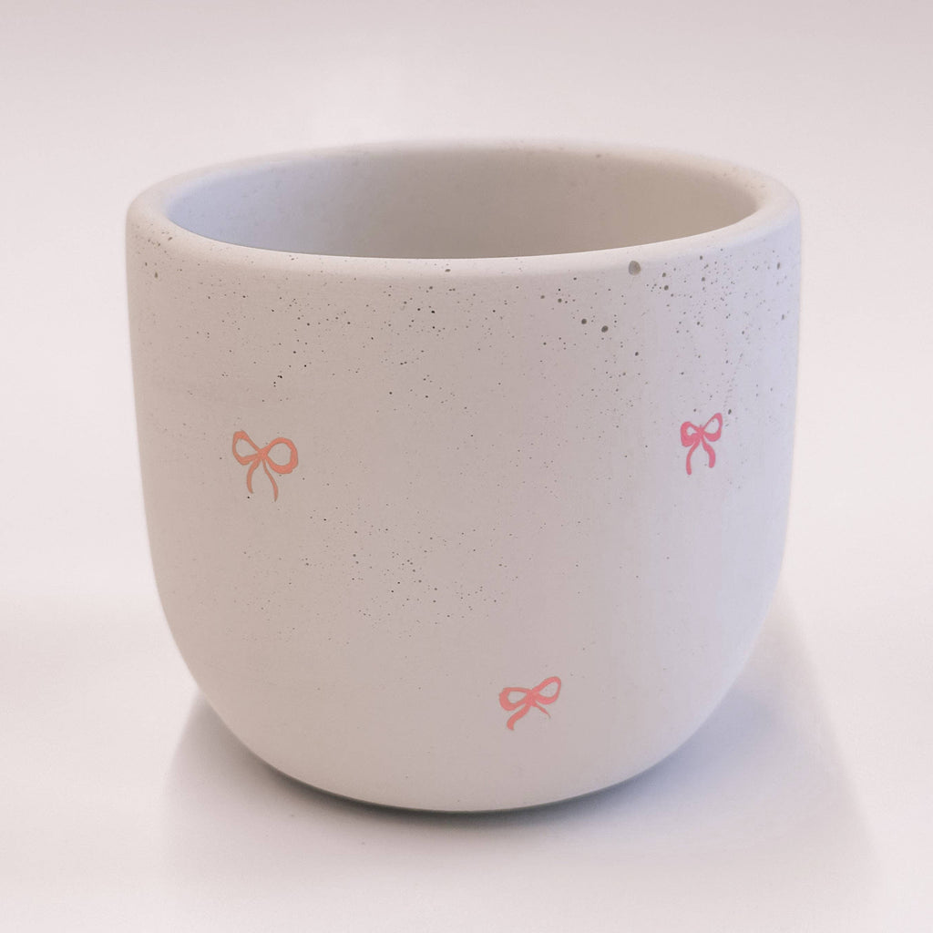 Concrete Planter - 4" | Plant Pot With Drainage Hole