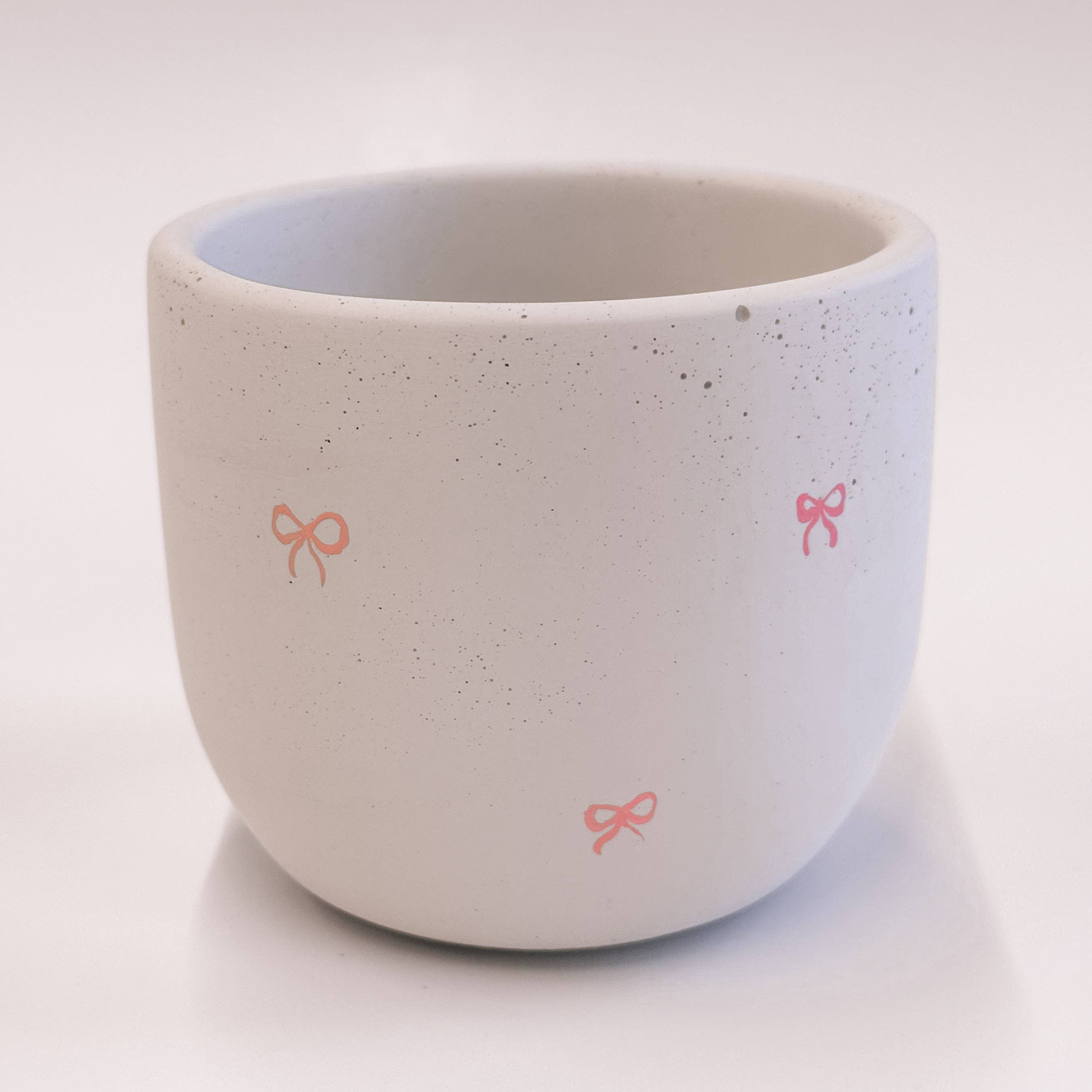 Concrete Planter - 4" | Plant Pot With Drainage Hole