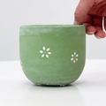 Concrete Planter - 4" | Plant Pot With Drainage Hole