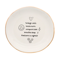 Round Trinket Tray Today I Will Smile More
