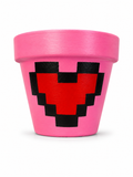 4” pixel heart