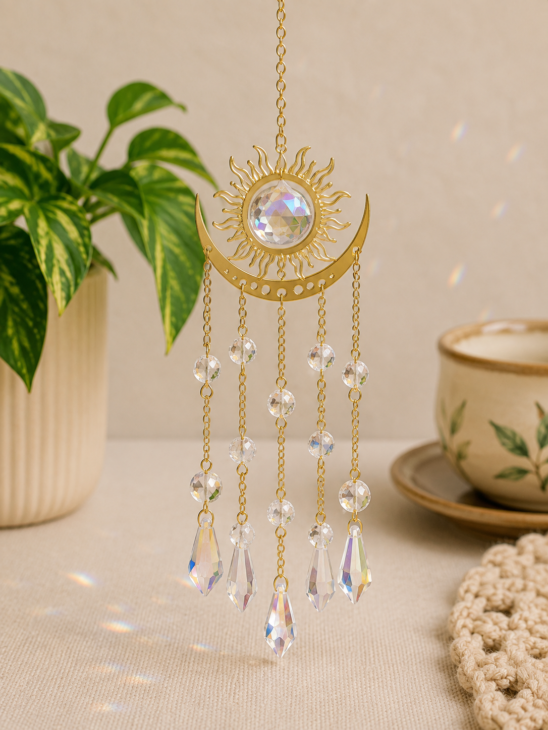 Celestial Crystal Sun Catcher