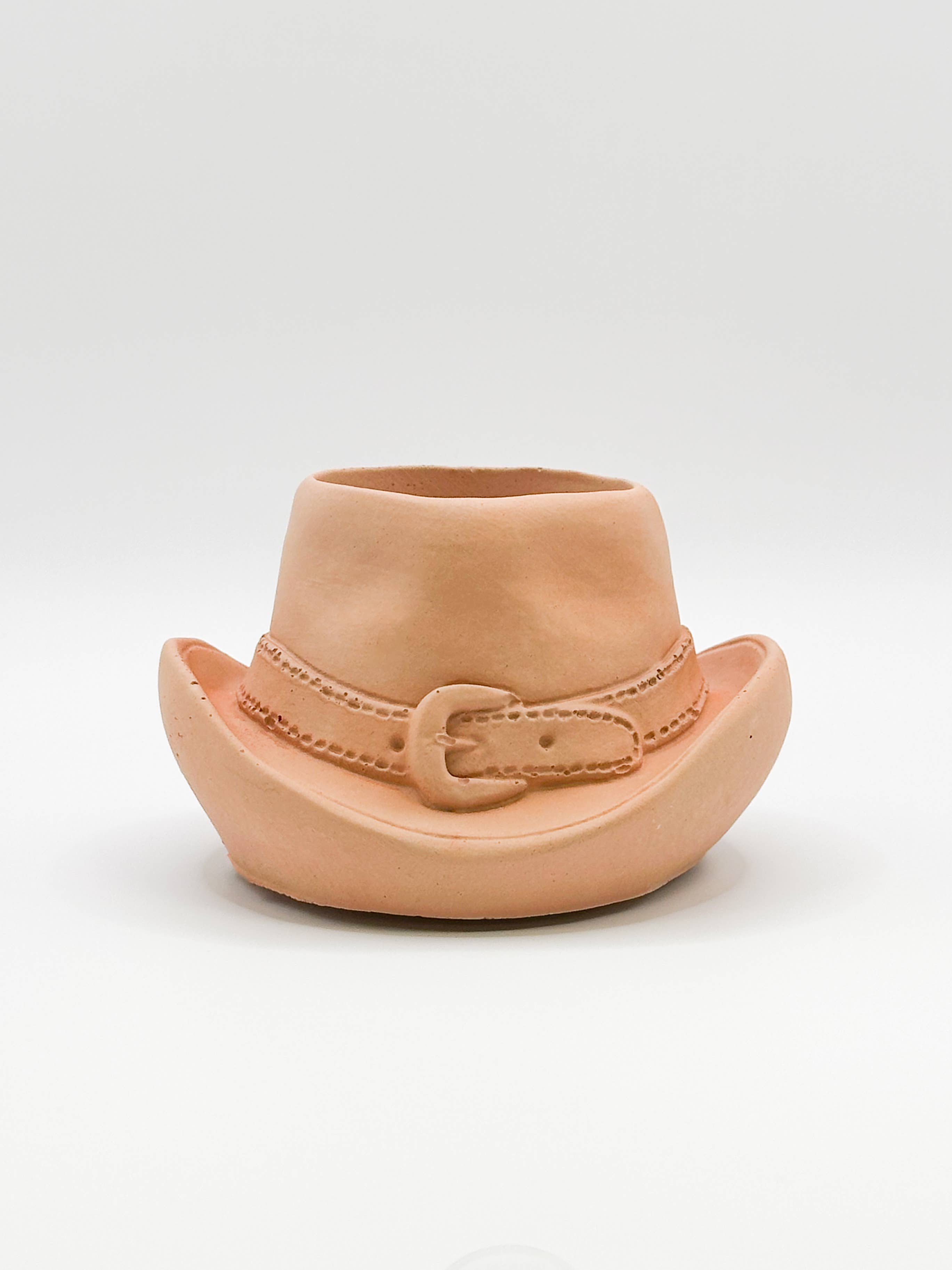 Cowboy Hat Concrete Planter | Western Cowgirl Plant Pot