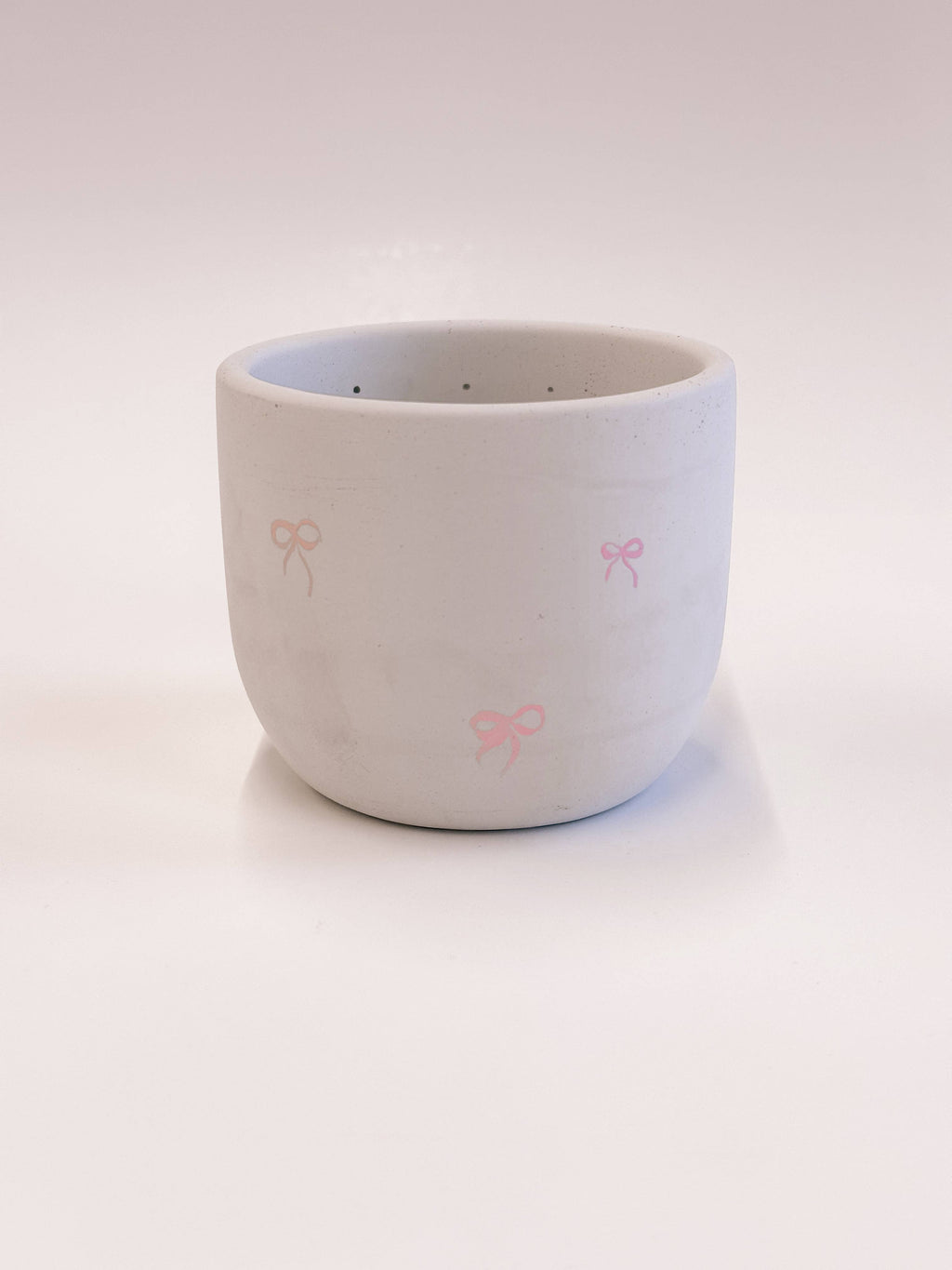 Concrete Planter - 4" | Plant Pot With Drainage Hole