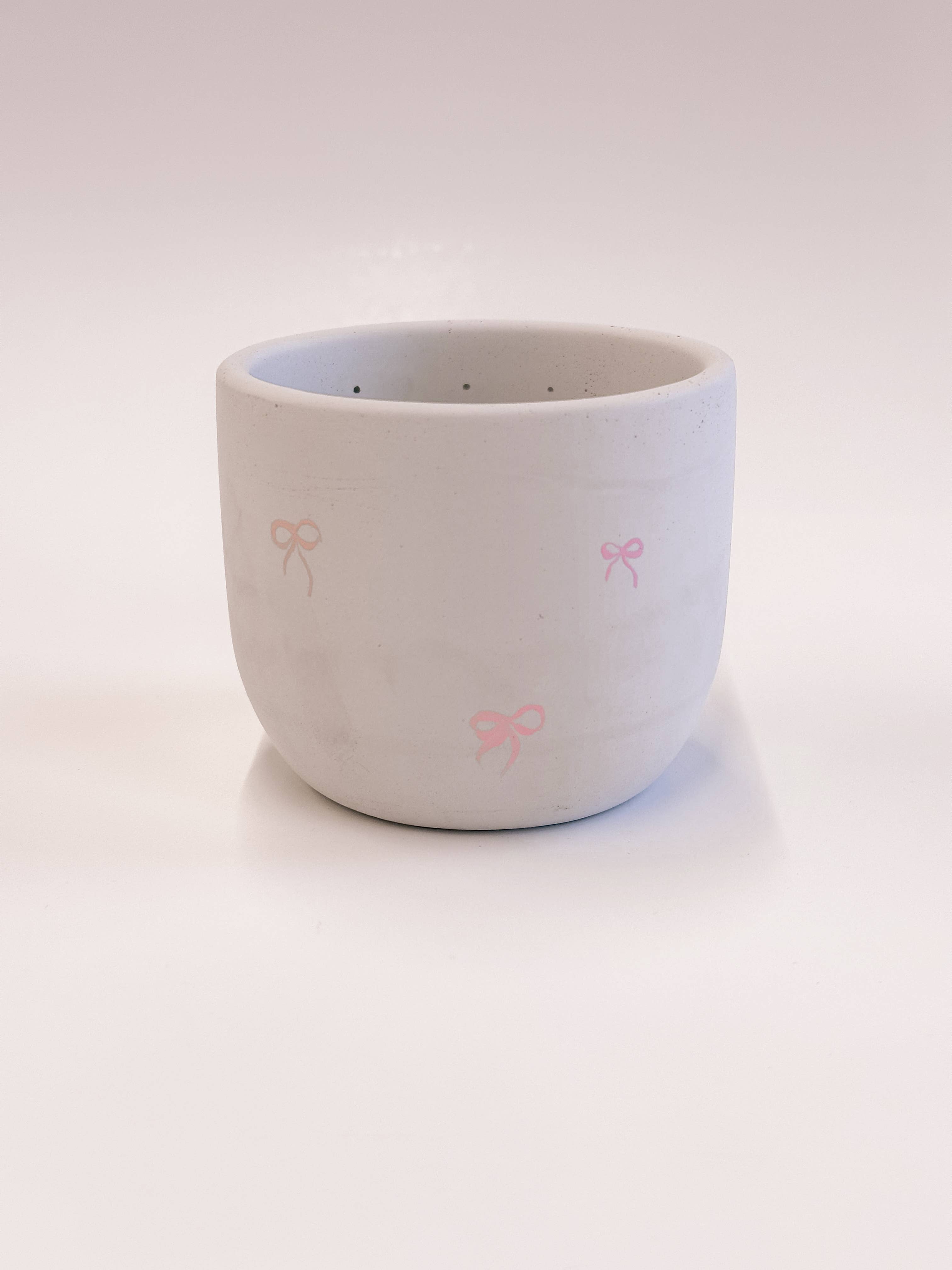 Concrete Planter - 4" | Plant Pot With Drainage Hole